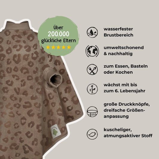 Lätzchen "Boo" aus Frottee, wasserdicht. Urban Roar | Little Casimir