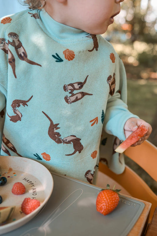 Lätzchen Boo Otter Baby. wasserdicht | Little Casimir