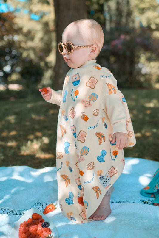 Limited Edition. Lätzchen "Boo" Picnic Club. Frottee. wasserdicht | Little Casimir