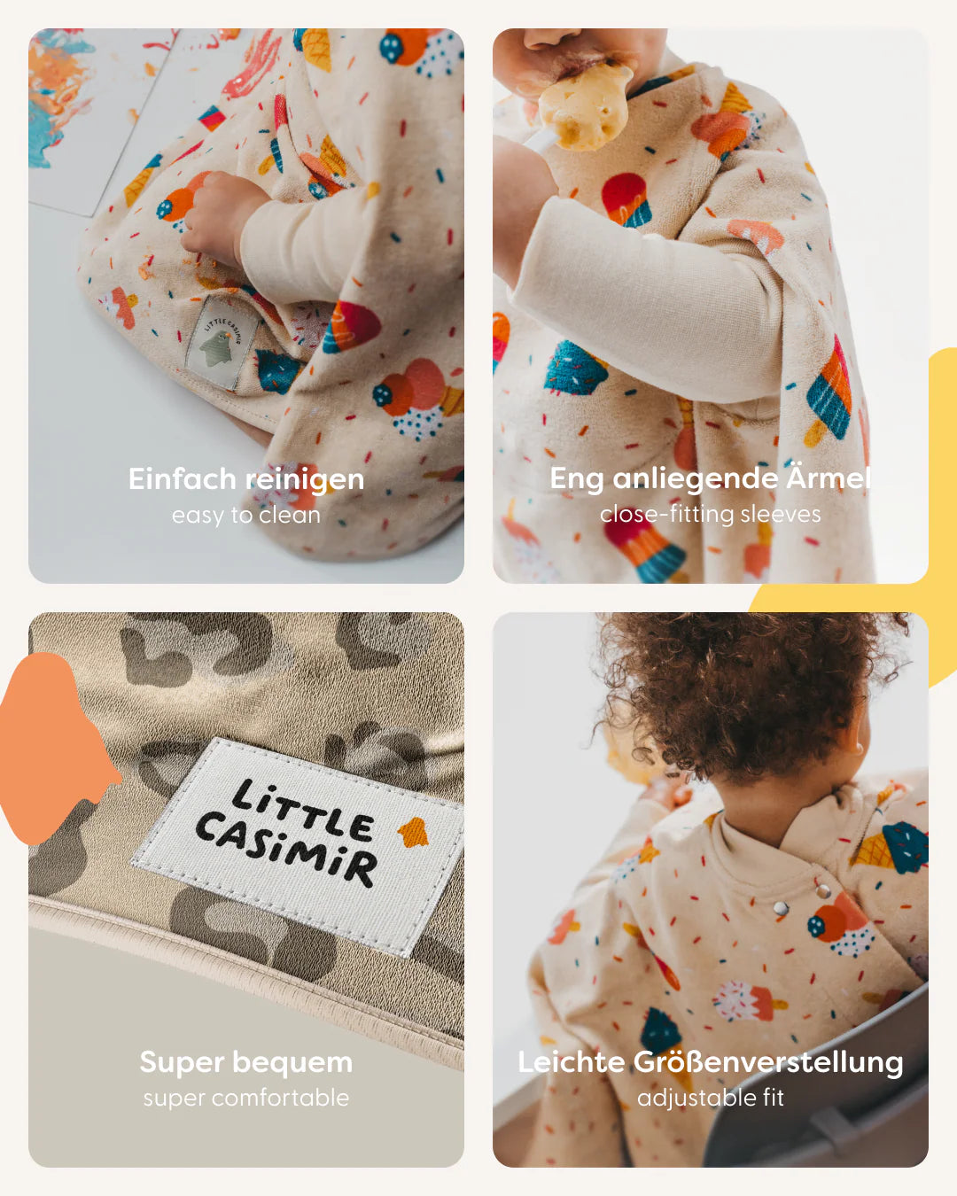 Limited Edition. Lätzchen "Boo" Picnic Club. Frottee. wasserdicht | Little Casimir