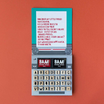 Stempelset Buchstaben | BAM! Create your words