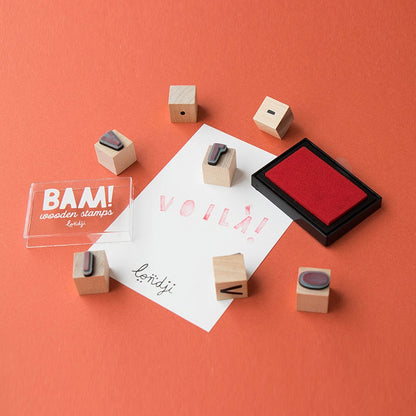 Stempelset Buchstaben | BAM! Create your words