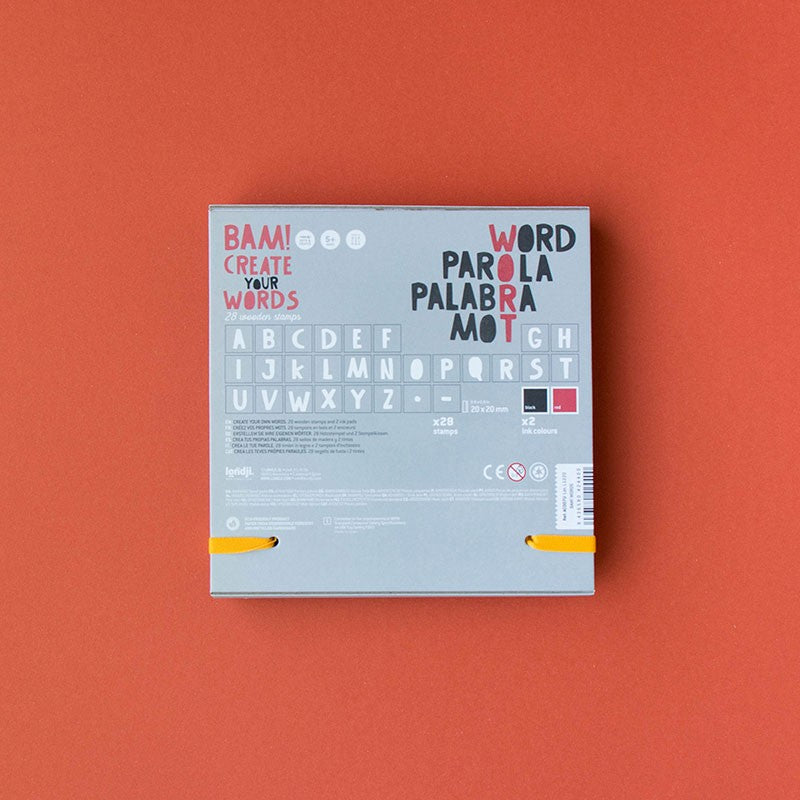 Stempelset Buchstaben. Bam! Words | Londji