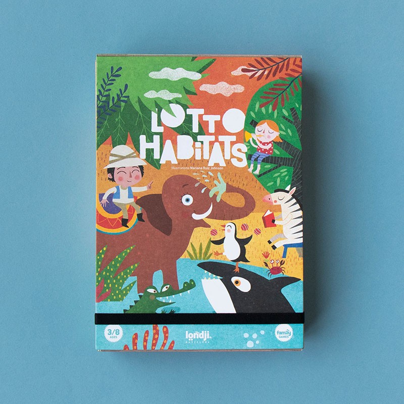 Familienspiel Lotto – Lebensräume der Tiere