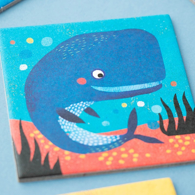 Londji Ocean Memory Spiel mit wunderschönen Meeresbewohner Illustrationen - Memorykarte Timmy