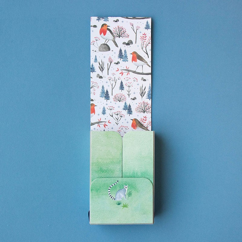 Londji Wildlife Memory Spiel mit künstlerischen Wildtier Illustrationen von Nathalie Ouederni - Karton