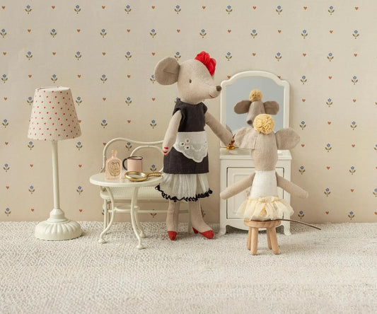 Vintage Stehleuchte, Maus – Sand | Maileg