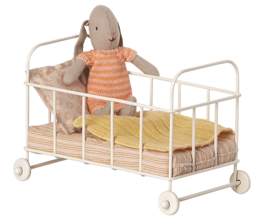Kinderbett, Puppenbett, Rosa | Maileg