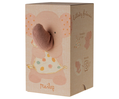 Maileg Lullaby Friends Elefant (Altrosa) - Spieluhr