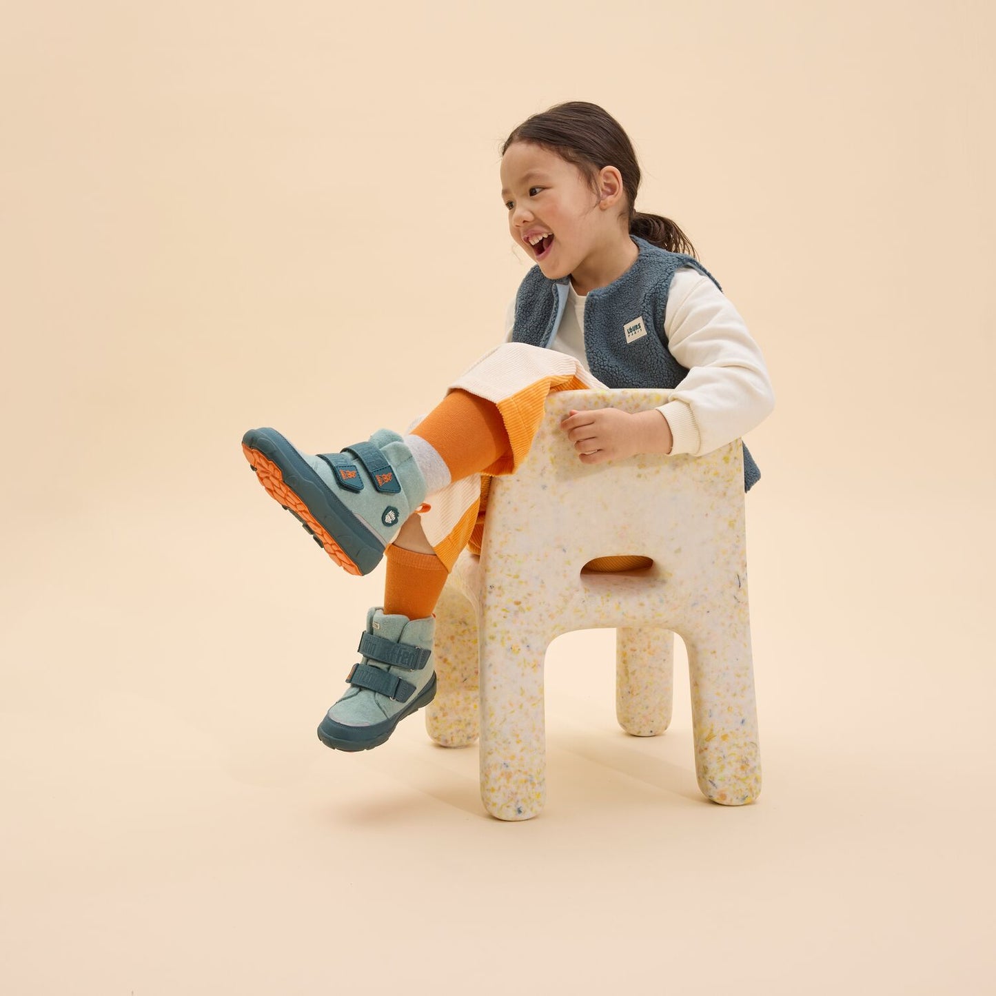 Winterbarfußschuh für Kinder - Hase