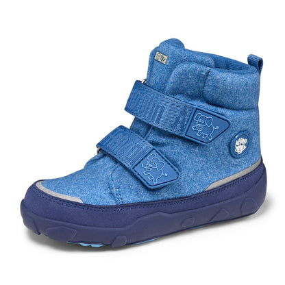 Barfußschuh mit Texmembran und Klettverschluss, von der Seite