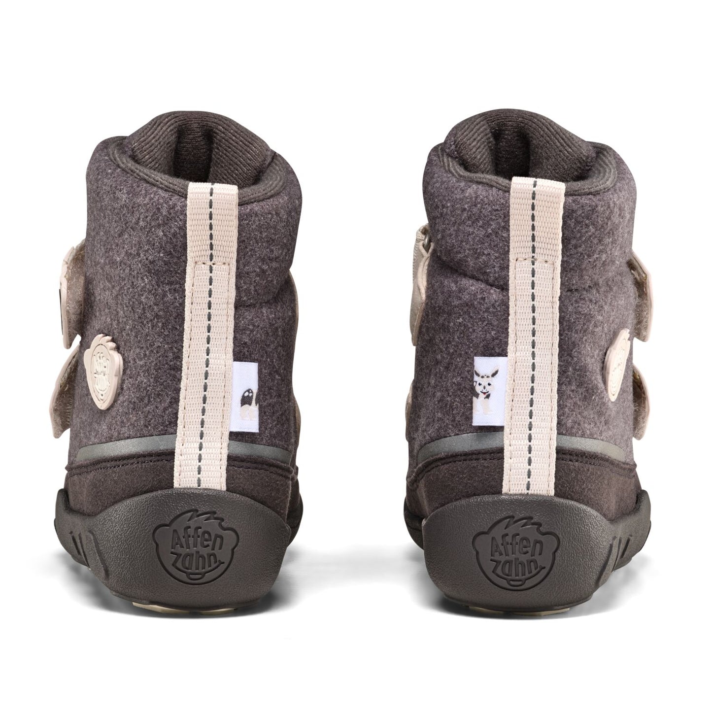 Winterstiefel. Wolle Comfy. Nashorn | Affenzahn