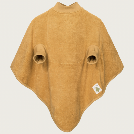 Lätzchen "Boo" aus Frottee, wasserdicht, Mustard | Little Casimir