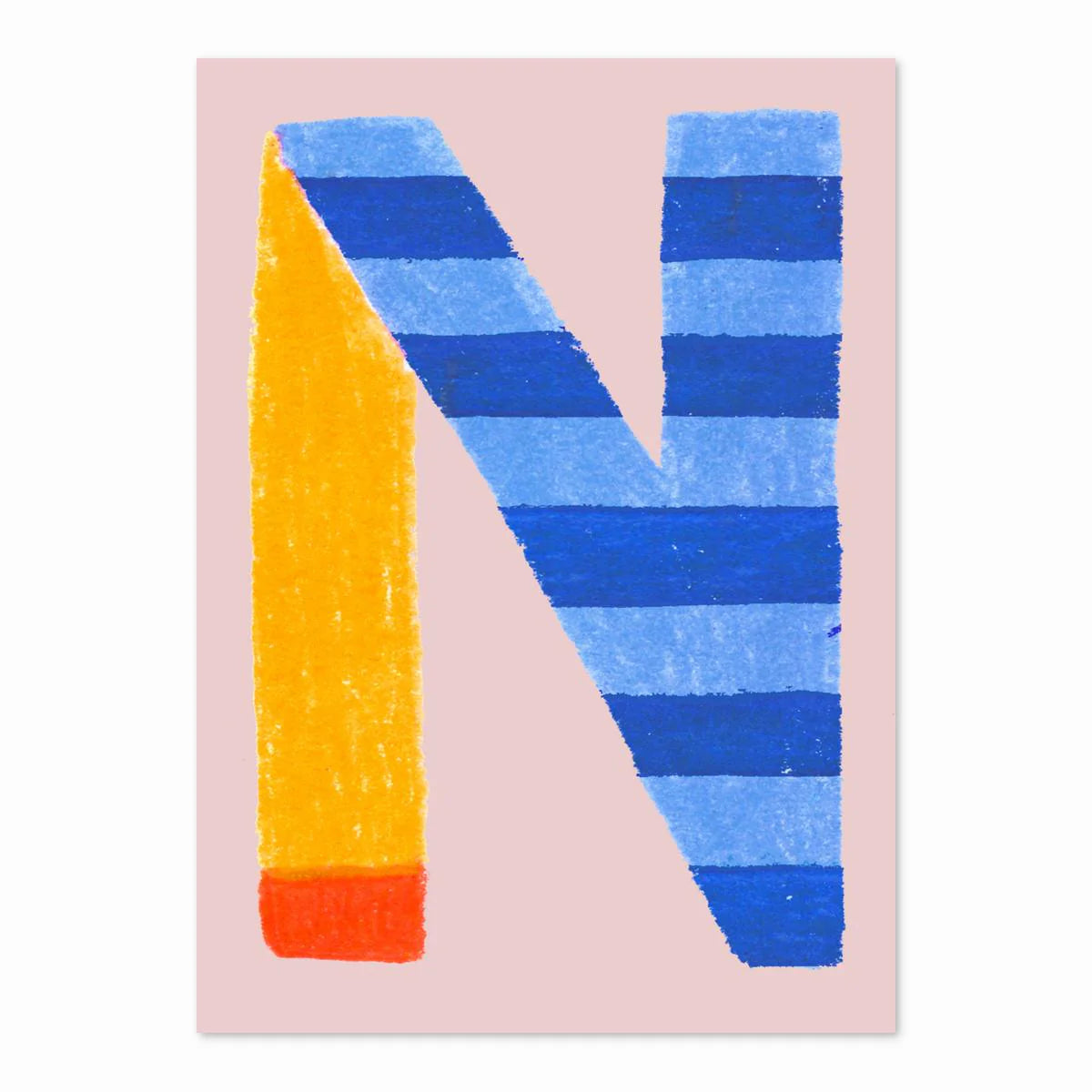 ABC Buchstaben-Karte einzeln | DIN A6