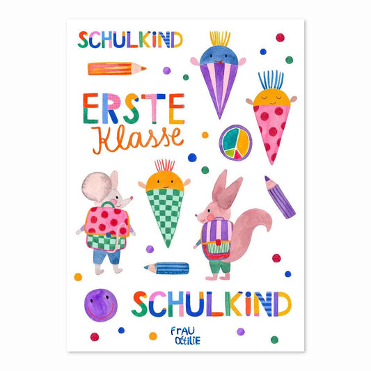 Nachhaltige Kinder-Tattoos „Einschulung & Schulstart“