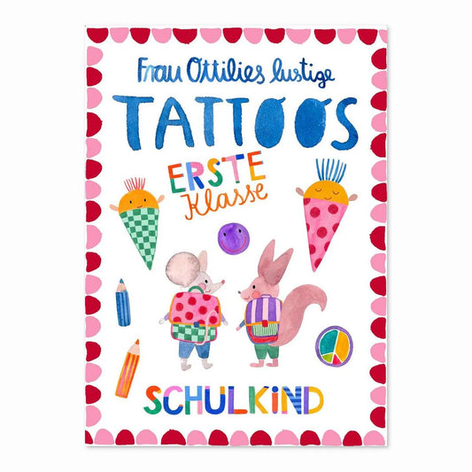 Nachhaltige Kinder-Tattoos „Einschulung & Schulstart“