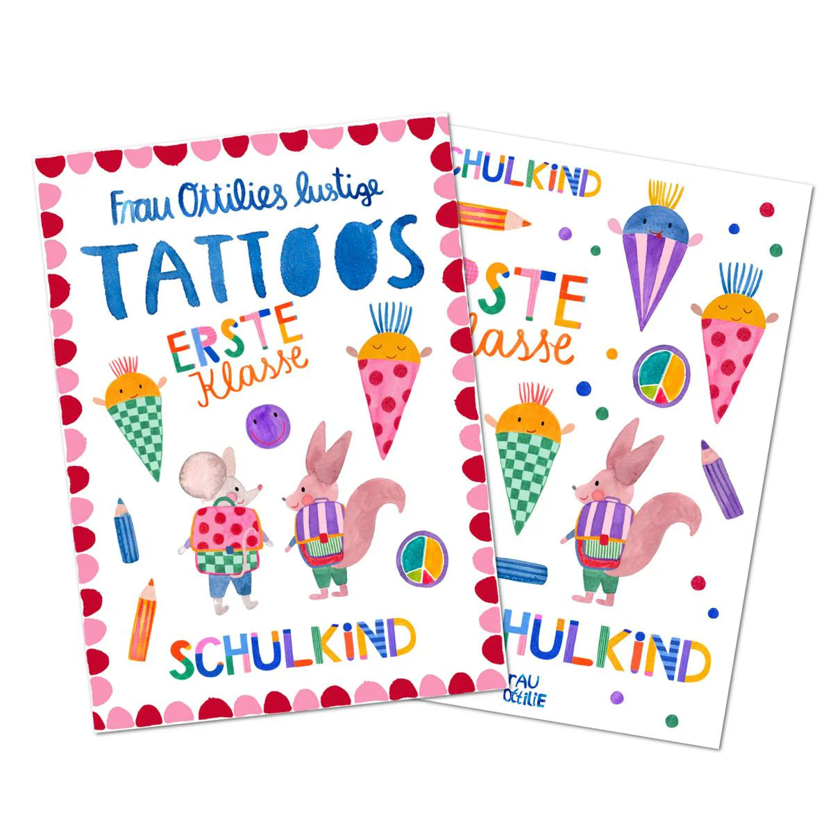 Nachhaltige Kinder-Tattoos „Einschulung & Schulstart“