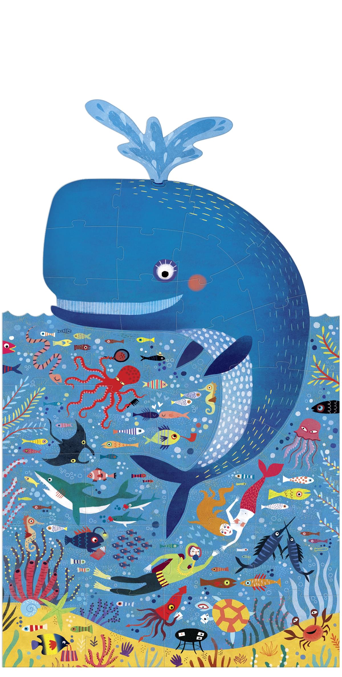 Londji Riesen-Formpuzzle „MyBigBlue“