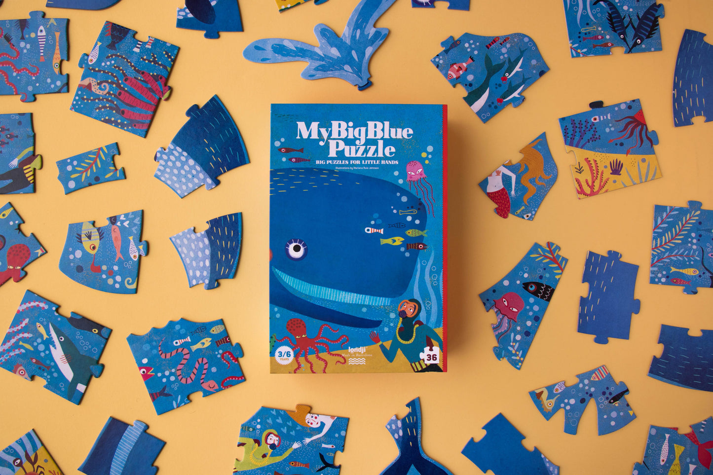 Londji Riesen-Formpuzzle „MyBigBlue“
