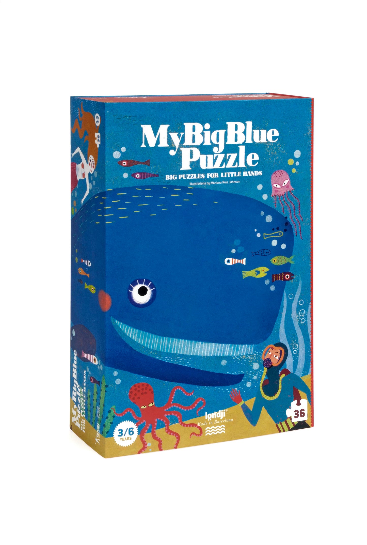 Londji Riesen-Formpuzzle „MyBigBlue“