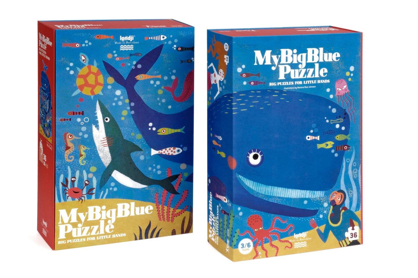 Londji Riesen-Formpuzzle „MyBigBlue“