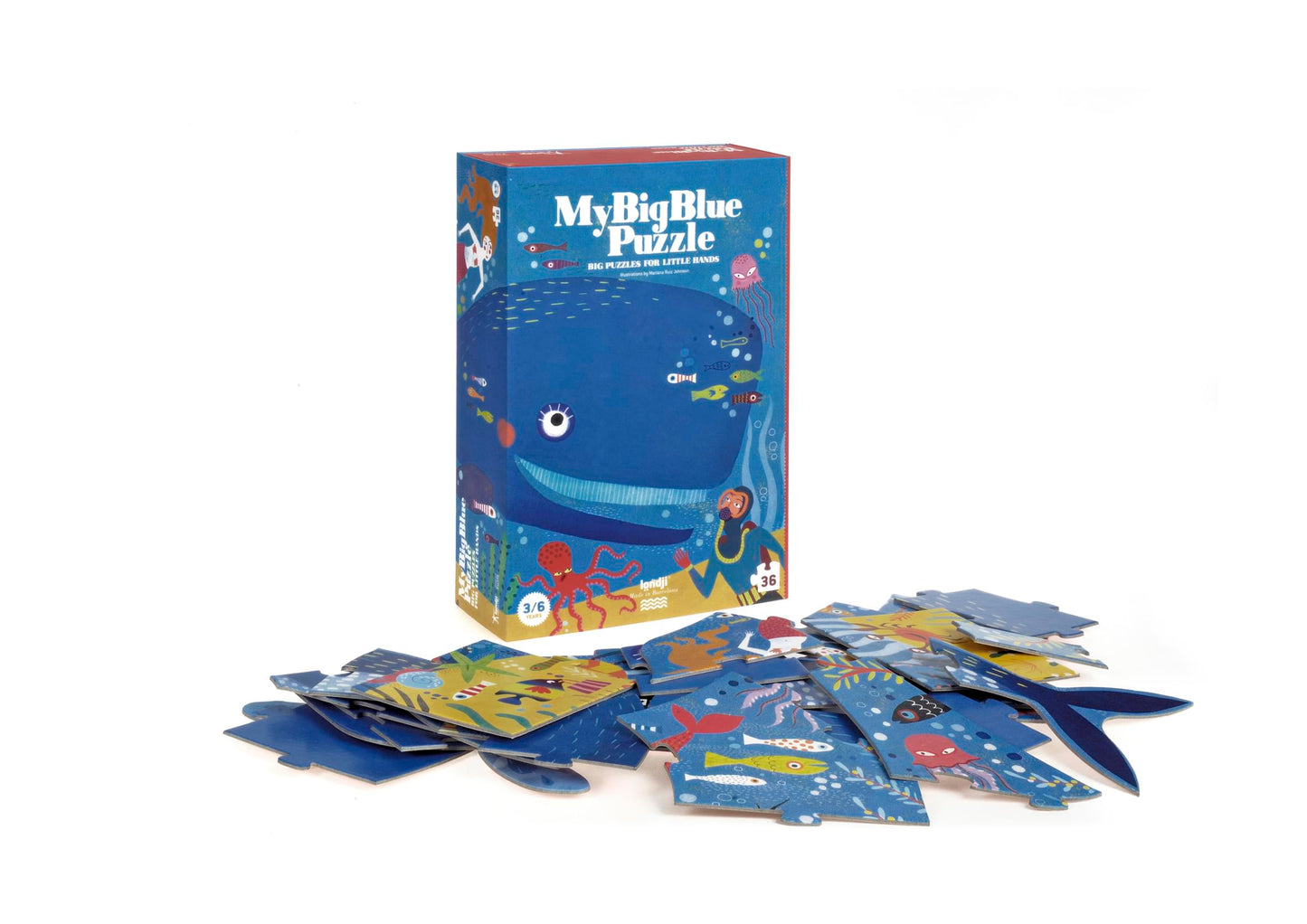 Londji Riesen-Formpuzzle „MyBigBlue“