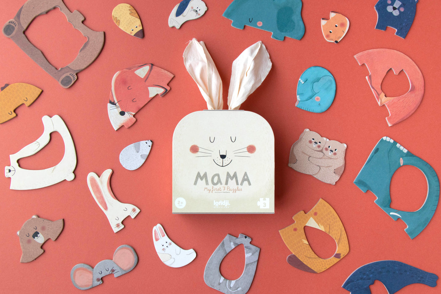 Londji Erstes Kleinkind-Puzzle „Mama“