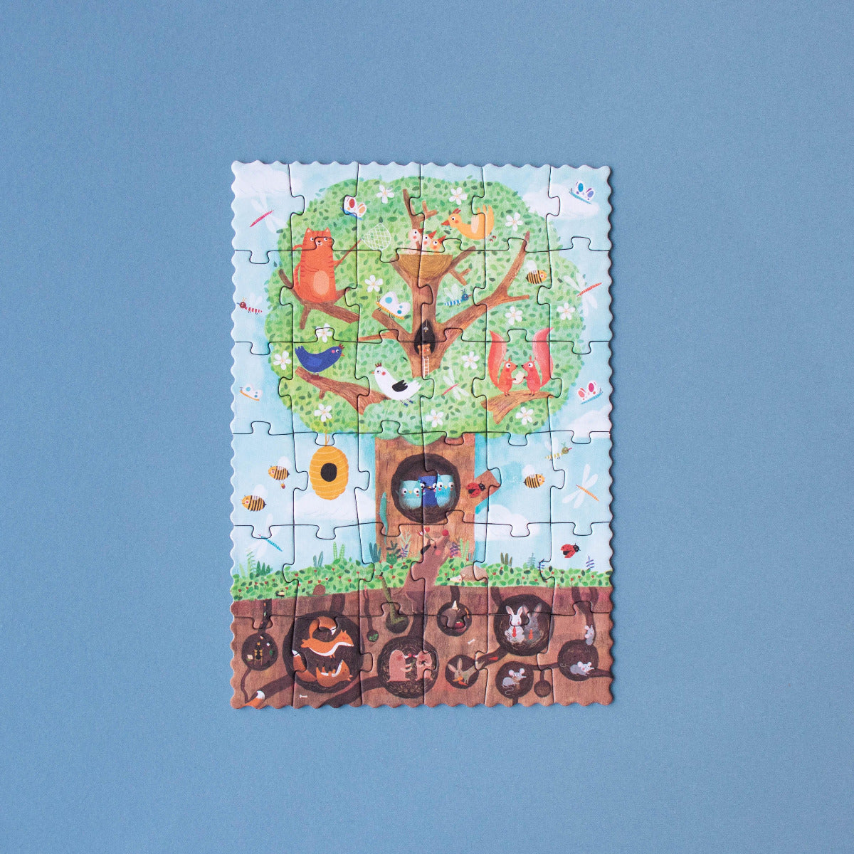 Londji Mini-Beobachtungspuzzle „Tiny Pommier“