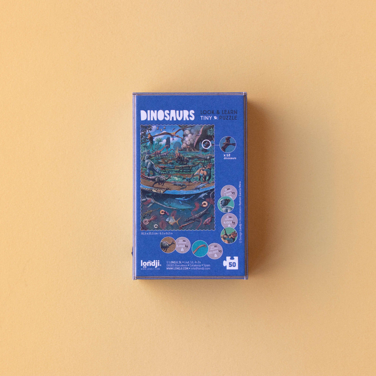 Londji Mini-Beobachtungspuzzle „Tiny Dinosaurs“