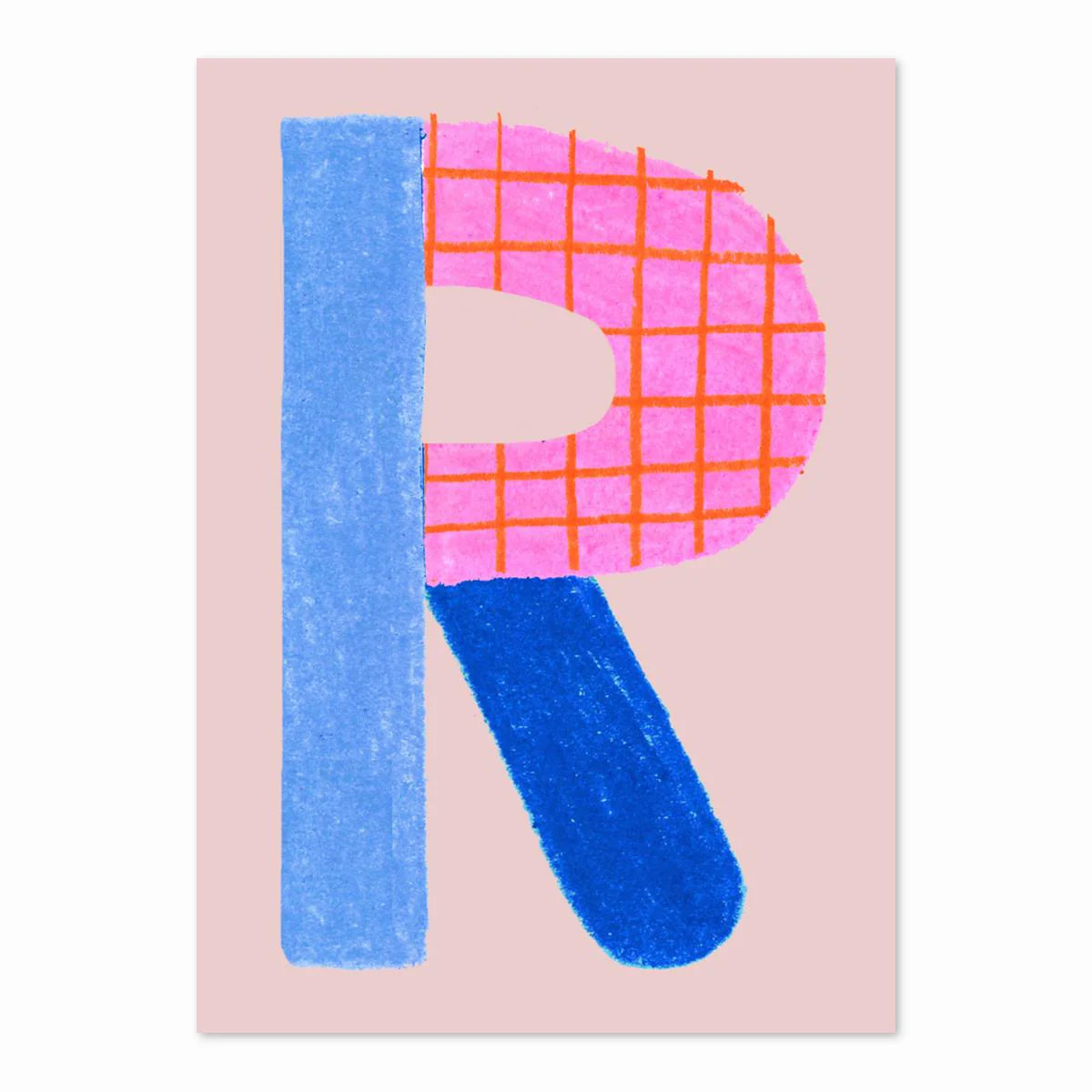 ABC Buchstaben-Karte einzeln | DIN A6