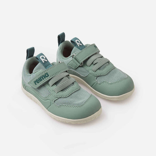 Reima Barfußschuhe Telmin für Kids mit mittelbreiten Füßen und höherem Spann, grün, Profil