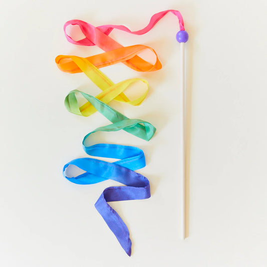 Streamer aus Naturseide & Holz | Sarah's Silk