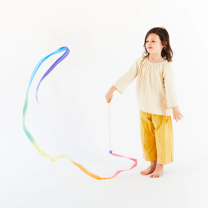Streamer aus Naturseide & Holz | Sarah's Silk