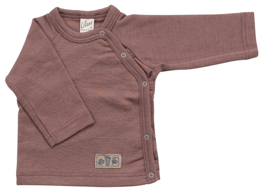 mauve Wicklejacke mit Knopfleiste