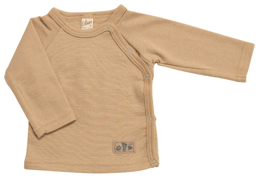 sand Wickeljacke mit Knopfleiste