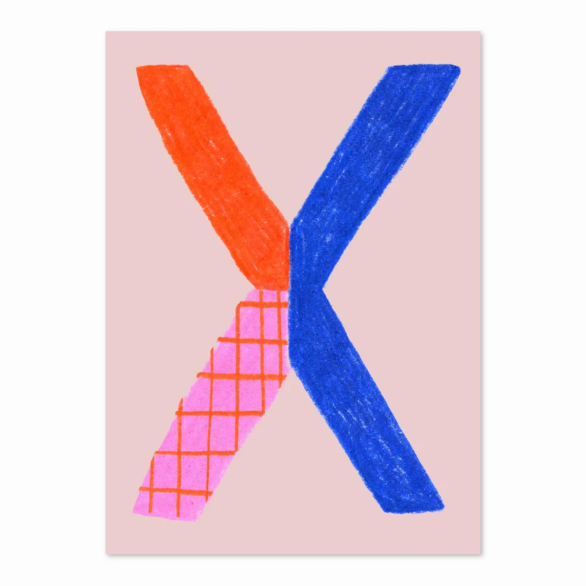 ABC Buchstaben-Karte einzeln | DIN A6