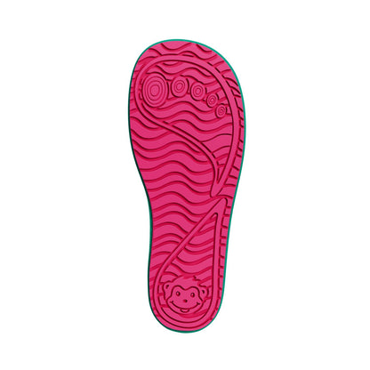 Affenzahn Barfuß-Gummistiefel Eule Lila Barfußsohle6
