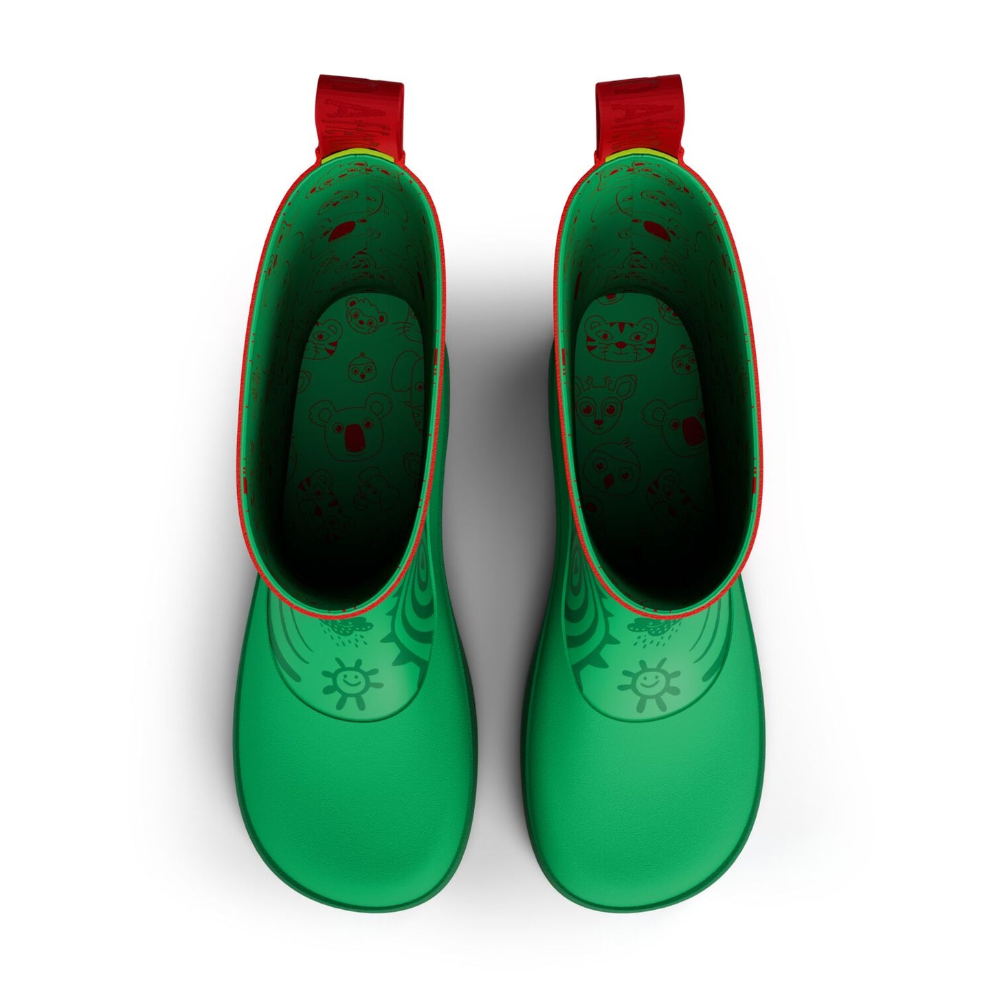 Affenzahn Barfuß-Gummistiefel Frosch Grün Flexibel-5
