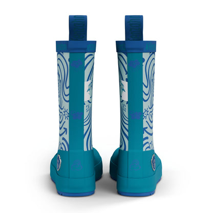Affenzahn Barfuß-Gummistiefel Hai Blau Kinder-Regenstiefel2