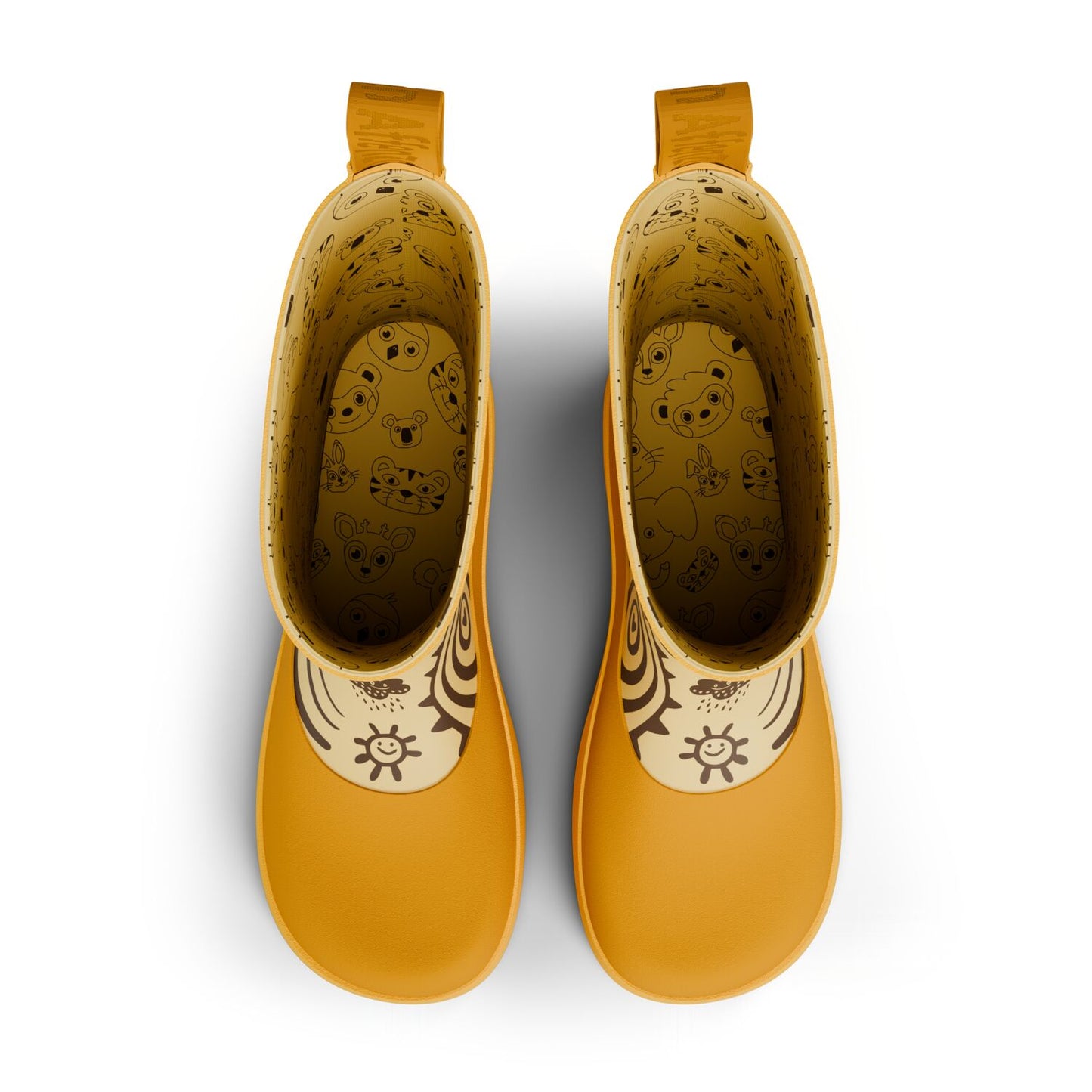 Affenzahn Barfuß-Gummistiefel Tiger Orange für Kinder7