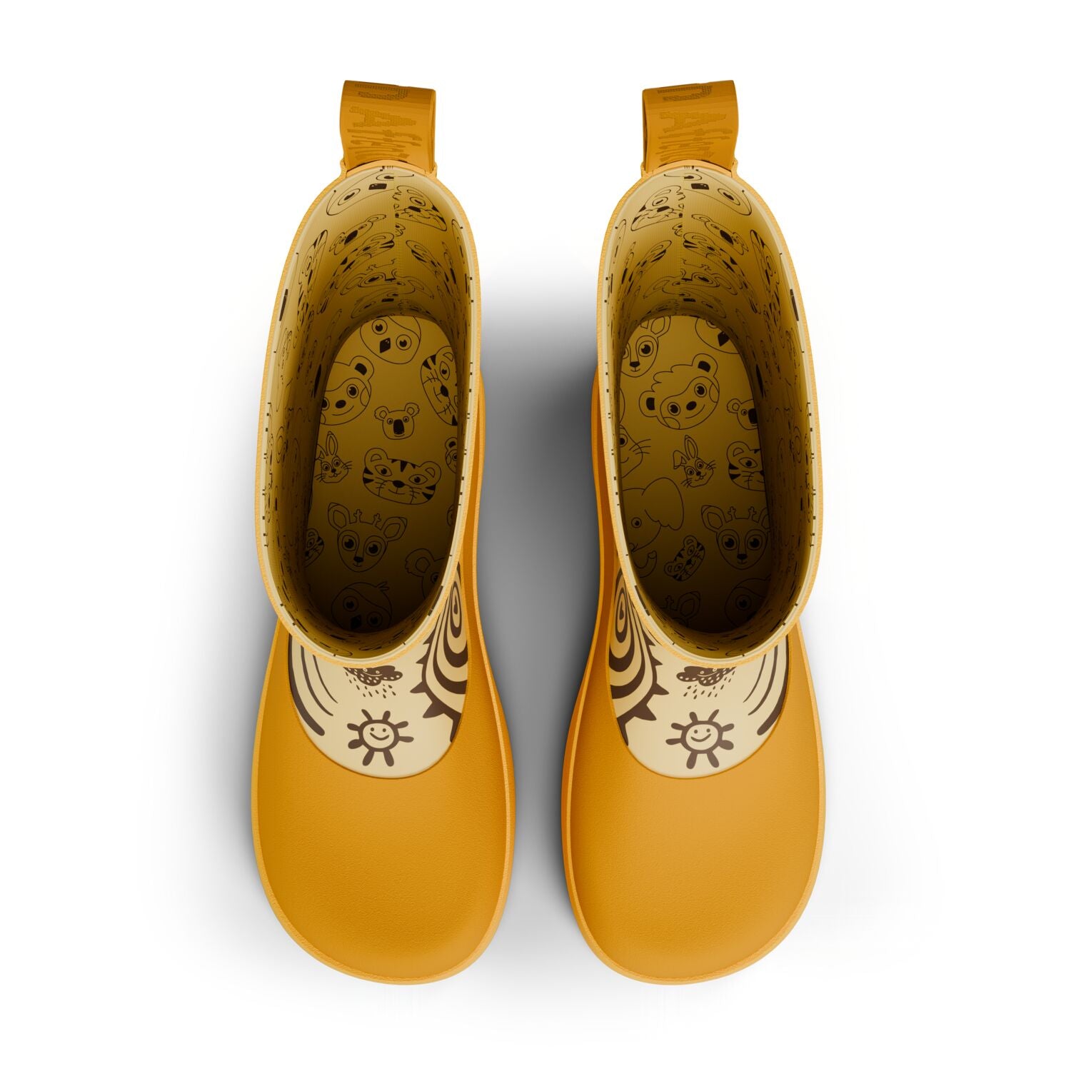 Affenzahn Barfuß-Gummistiefel Tiger Orange für Kinder7