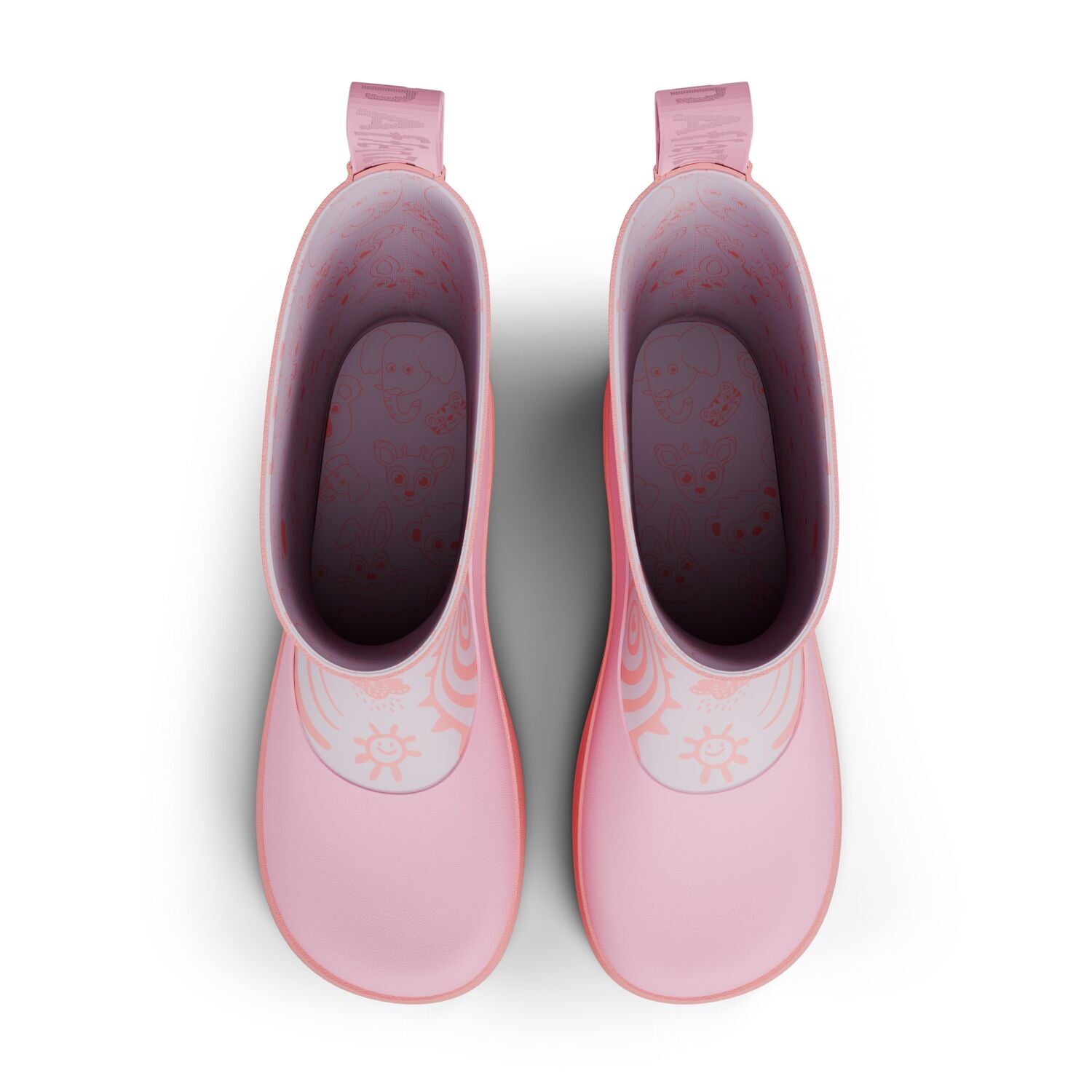 Affenzahn Barfuß-Gummistiefel Einhorn Rosa Wasserdicht-5