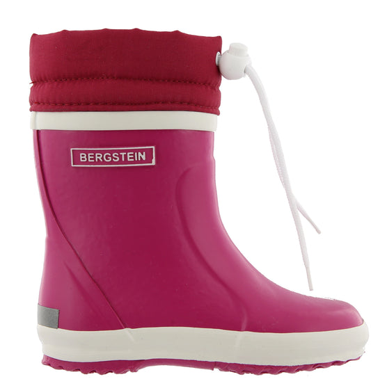 Thermo Gummistiefel, Winter, Fuxia, mit Zugband | Bergstein