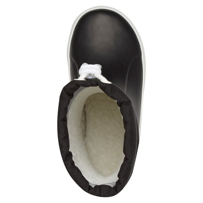 Thermo Gummistiefel, Winter, Schwarz, mit Zugband | Bergstein