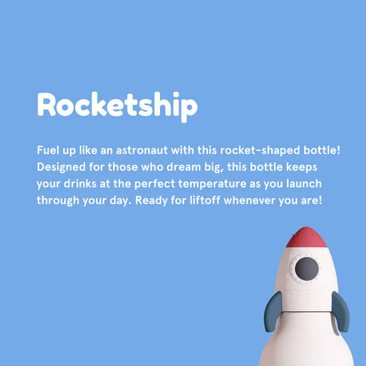 bestie by asobu. Trinkflasche. Isoliert. Rakete