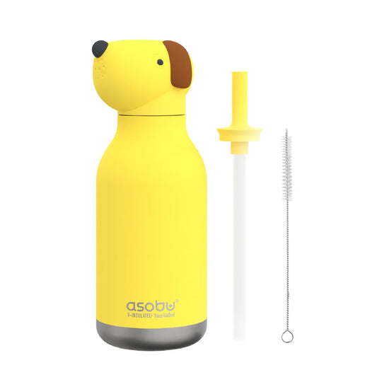 bestie by asobu. Trinkflasche. Isoliert. Hund