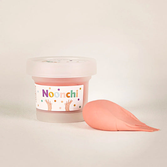 Noonchi Organic Knete BLOOMING Pink pfirsichrosa nachhaltig ungiftig