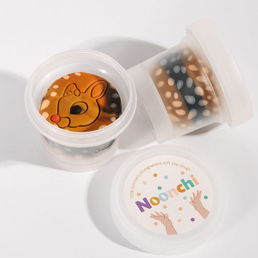 Noonchi Organic Knete Bambee Boy Reh Motiv braun Unna