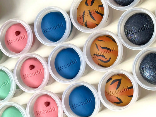 Noonchi Knete in Nahaufnahme