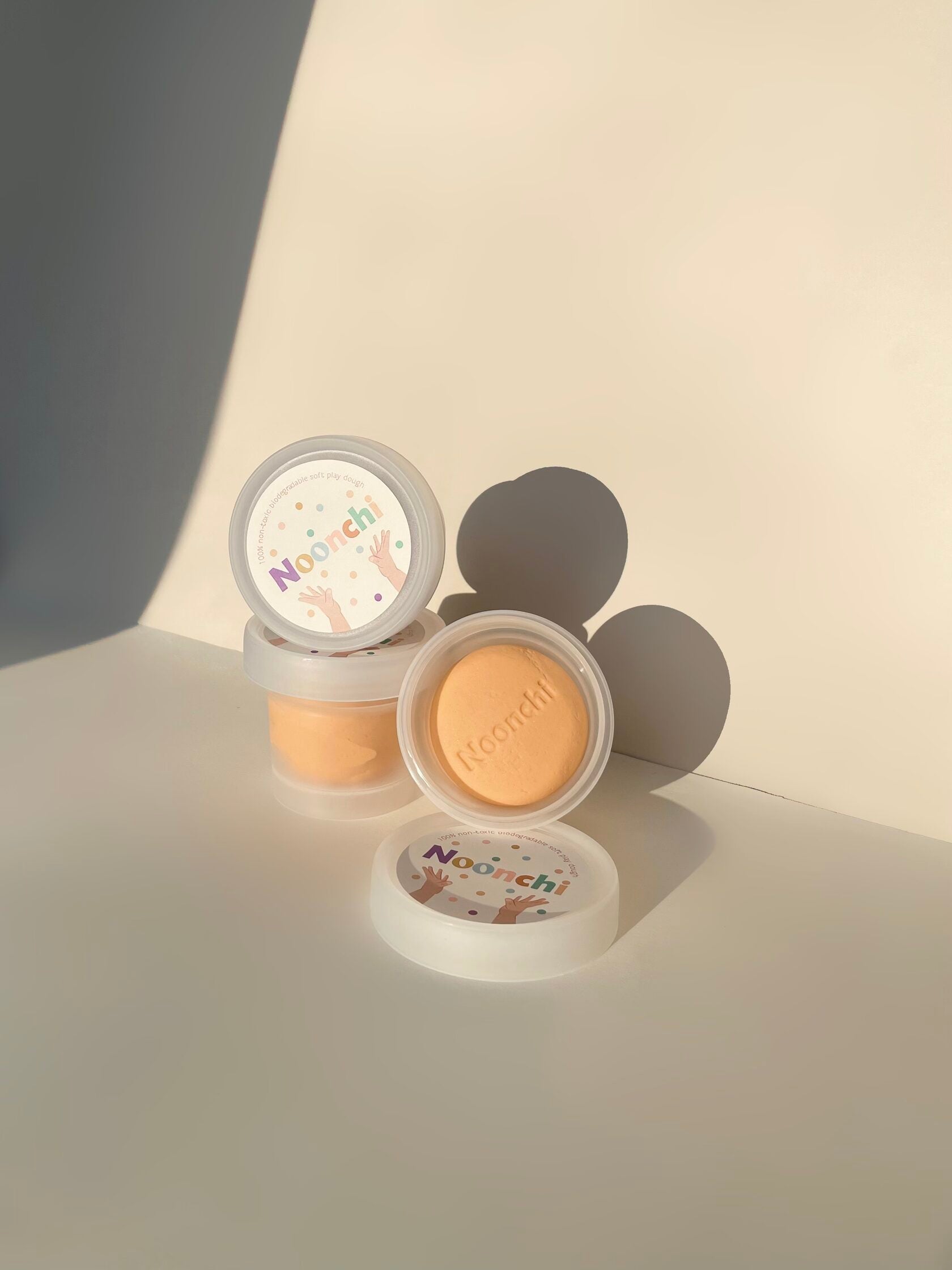 Noonchi Knete Farbton sanstes Pfirsich